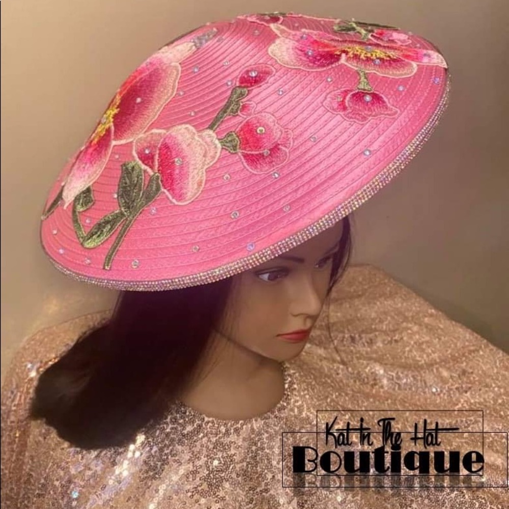 Oriental Style Saucer Hat